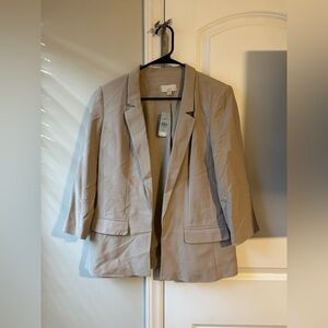 Loft Beige Blazer - Size 8P